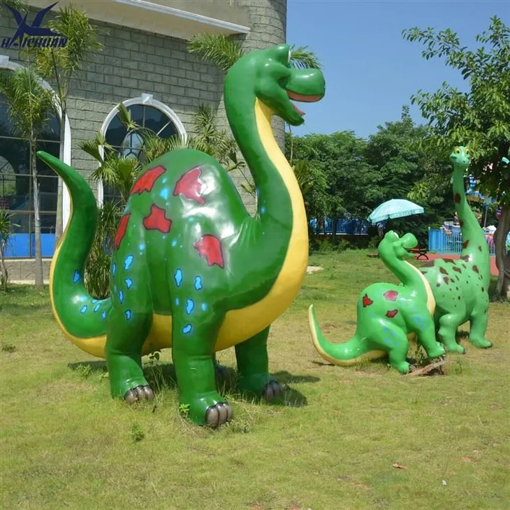 Cartoon Fiberglass Dinsoaur Statue